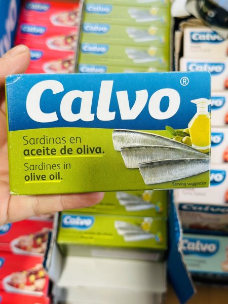 سردين calvo بزيت الزيتون 120غم