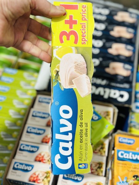 بكج تونا Calvo ستيك بزيت الزيتون التوفيري