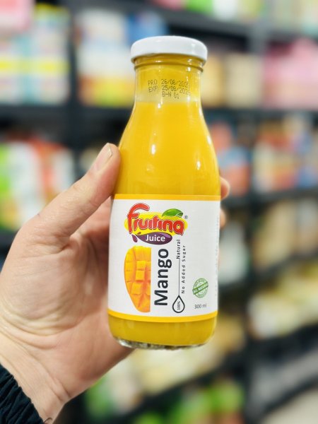 عصير fruitina طبيعي بالستيفيا 300مل