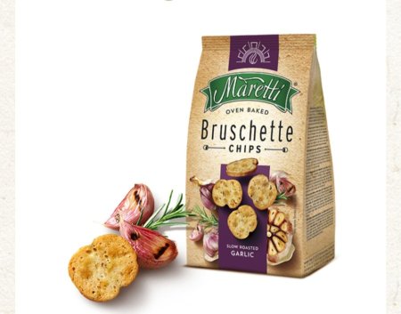 رقائق الخبز المحمص بطعم الخضروات 