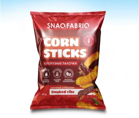 بمبا كورن اصابع الذرة بنكهة المنشاوي المدخن 6٪بروتين خالي من الجلوتين والصويا مخبوز بالفرن 60غم