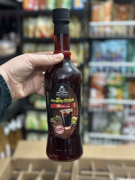 شراب الخروب المركز بدون سكر مضاف لتر