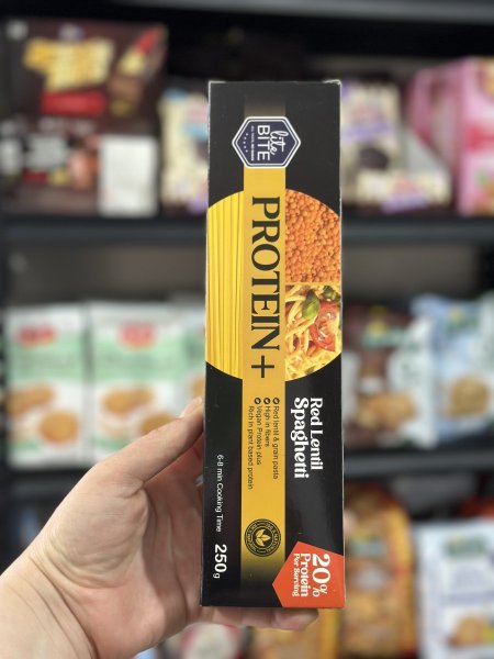 معكرونه العدس سباكيتي عاليه البروتين غنيه بالألياف 250غم