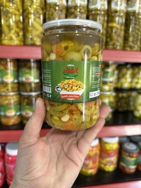 مخلل سلطه خضار الخلطه الشاميه 600غم