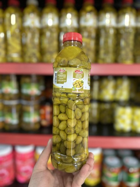 مخلل زيتون بلدي وزن صافي كيلو