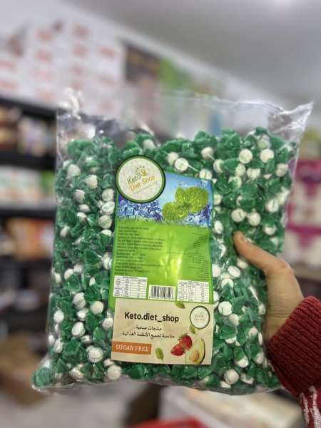 مصاص الماني بطعم النعناع المنعش بدون سكر مضاف