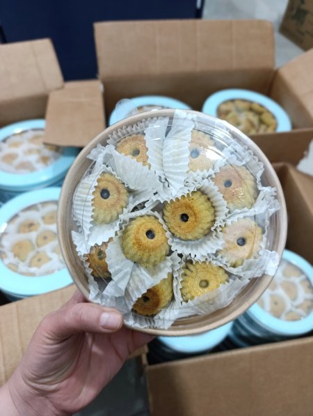 معمول سميد القمح بالتمر بالسمنه الحيوانيه بدون سكر مضاف 500غم