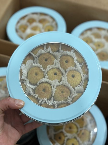 معمول السميد من مندلينا بالتمر بدون سكر مضاف بدون محليات وزن كيلو