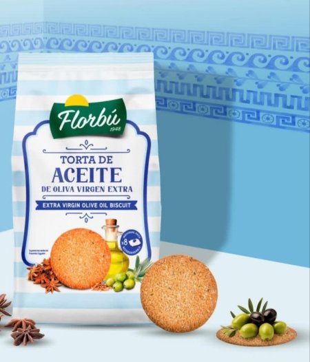 بسكوت فلوربو باليانسون وزيت الزيتون