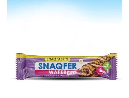 ويفر ستيك بنكهة الشوكلاته والبندق بدون جلوتين وبدون سكر 20غم
