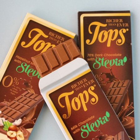 لوح شوكولاته توبس بالستيفيا