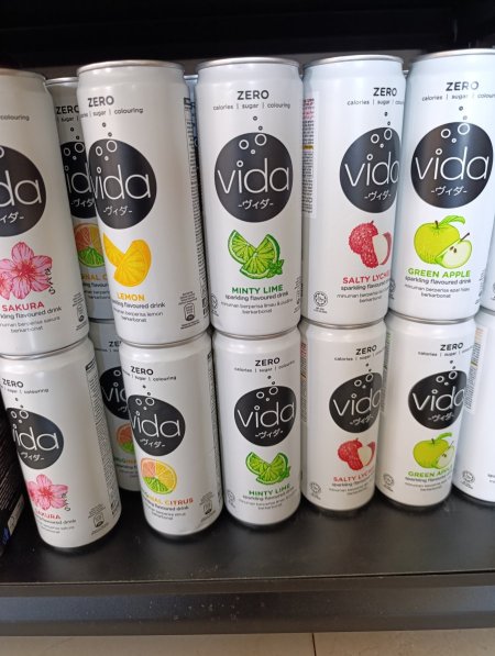 مشروب فيدا الغازي بدون سكر مضاف ✨