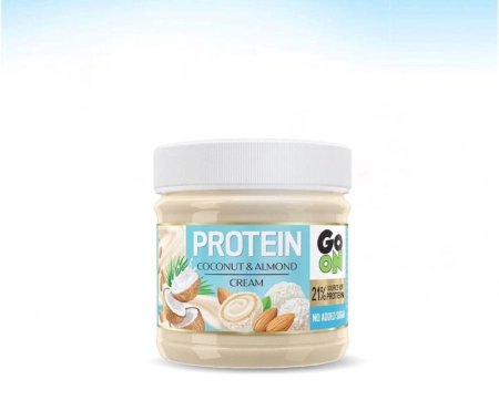 زبدة جوز الهند مع اللوز المحمص 21٪بروتين بدون سكر مضاف 180غم