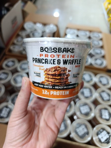 خليط البانكيك عالي البروتين خالي من السكر المضاف بدون جلوتين 45غم