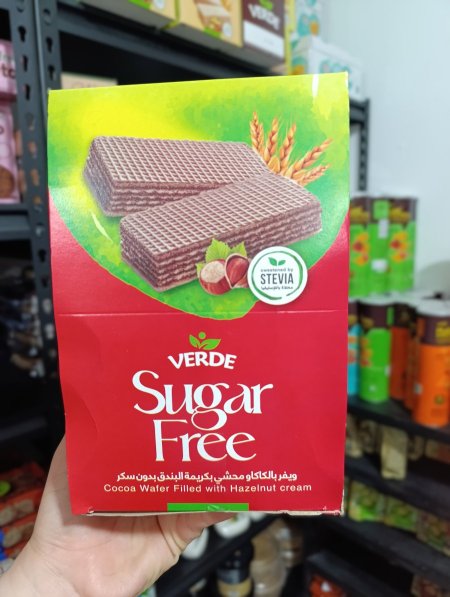ويفر verdi بدون سكر مضاف بدون زيوت مهدرجه