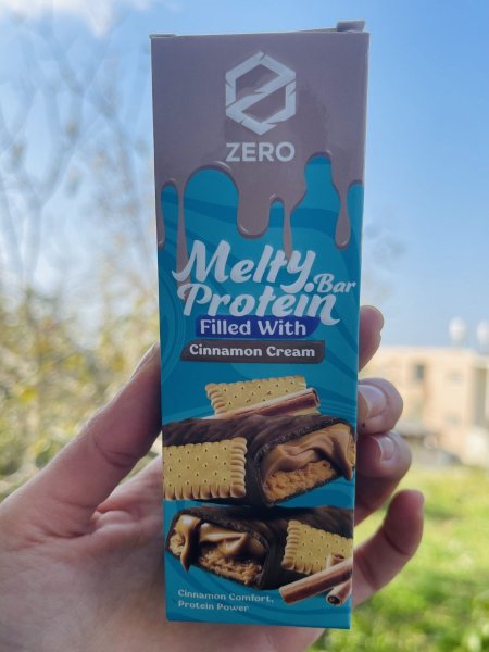 ميلتي بروتين بار بحشوه بسكوت القرفه 50غم