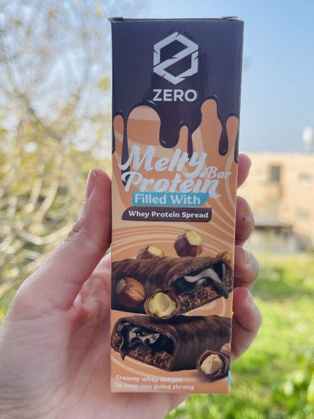 ميلتي بروتين بار بحشوة كريمة البندق 50غم