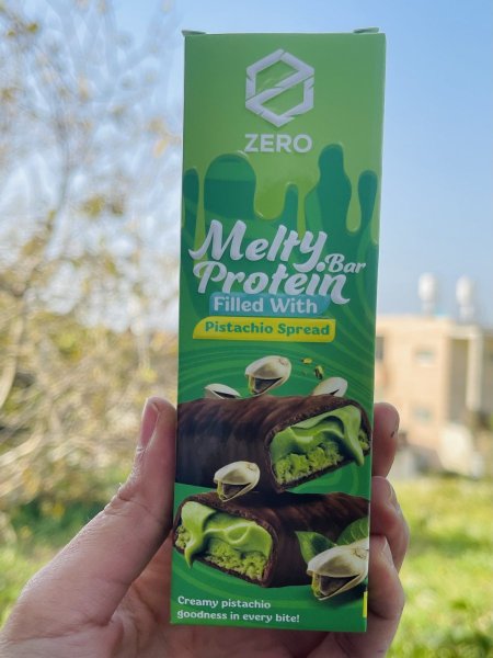 ميلتي بروتين بار بحشوة الفستق( بستاشيو) 50غم