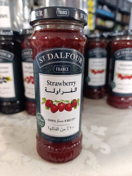 مربى الفراولة 100٪طبيعي بدون سكر مضاف بدون محليات