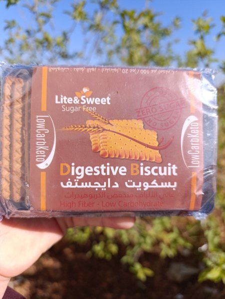 بسكوت دايجستف عالي الالياف منخفض الكربوهيدرات