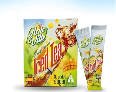 عصير حلل Ice tea بدون سكر مضاف محلى بالستيفيا