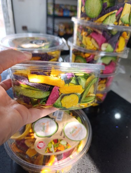 علبة خضار مجففة بالتبريد