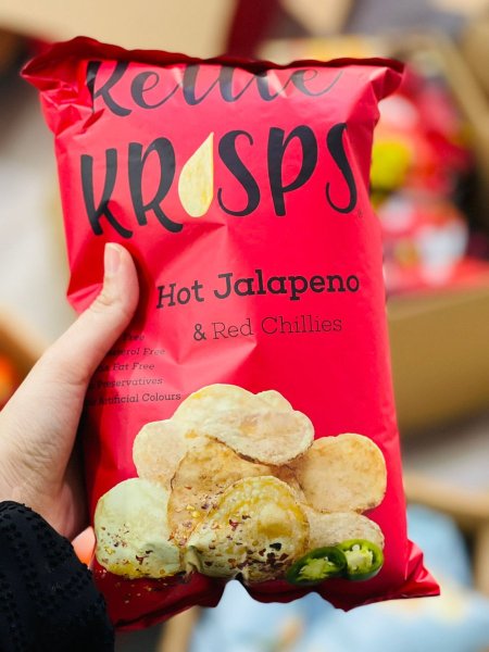 رقائق البطاطا الصحية بطعم الهالبينو والفلفل الأحمر 120غم