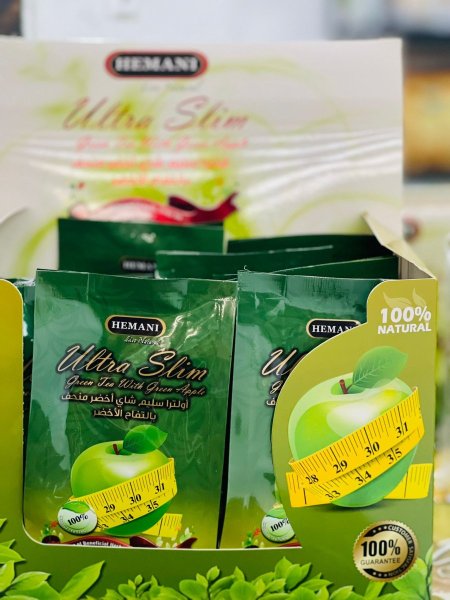شاي التنحيف الترا سليم بطعم التفاح 120اصبع