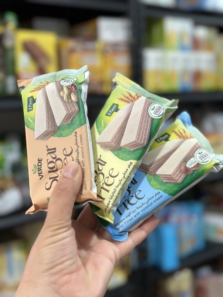 3الواح بسكوت verde القمح الكامل بدون سكر مضاف 60غم