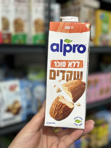 حليب اللوز alpro بدون سكر حجم لتر
