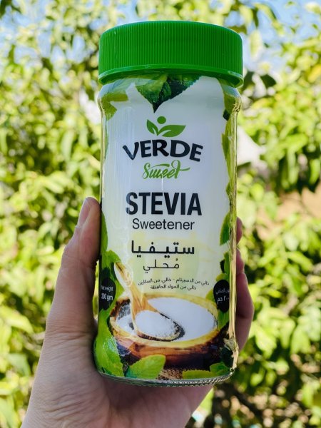 سكر استيفيا VERDE مرطبان  200 غم