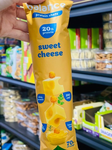 مقرمشات20balance غم بروتين بطعم الجبنة مخبوزة بالفرن 70غم