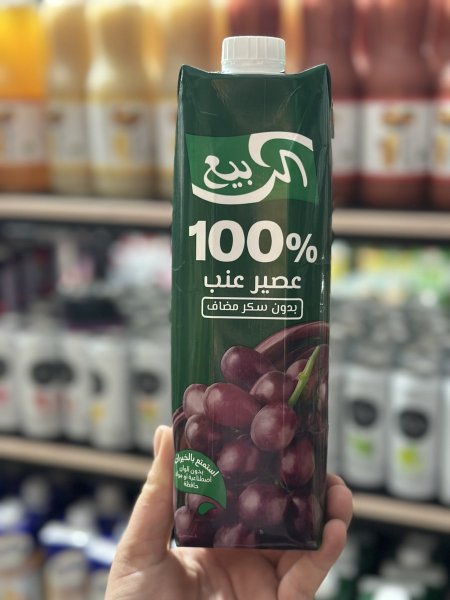 عصير الربيع بدون سكر مضاف بدون مواد حافظة لتر