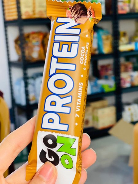 بروتين بار مدعم بالفيتامينات بطعم الكاكاو