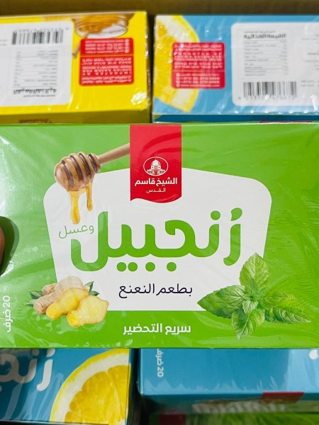 شاي زنجبيل بالعسل والنعناع 20ظرف