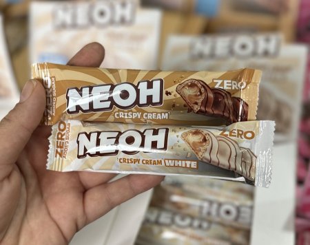 ويفر كيندر من NEOH بالبندق والشوكولاتة 🤎 ✨ بدون سكر مضاف ✨ محلى بالإريثريتول ومحليات أخرى ✨ 3.2 غ صافي كربوهيدرات للحصة ✨ 99 سعرة للحصة✨مناسب لنظام اللوكارب