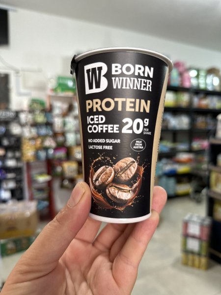 ايس كوفي Born Winner خالي من اللاكتوز 20 غم بروتين بدون سكر مضاف 250 مل
