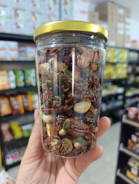 خلطة الطاقة والمناعة والذكاء بدون سكر مضاف 300غم