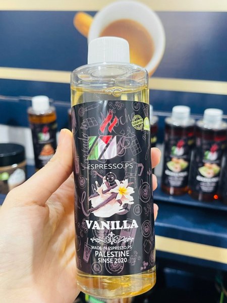 سيروب الفانيلا بدون سكر مضاف