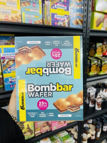 بومبار بنكهة التيراميسو خالي من السكر المضاف 32 غم❤️‍🔥❤️‍🔥