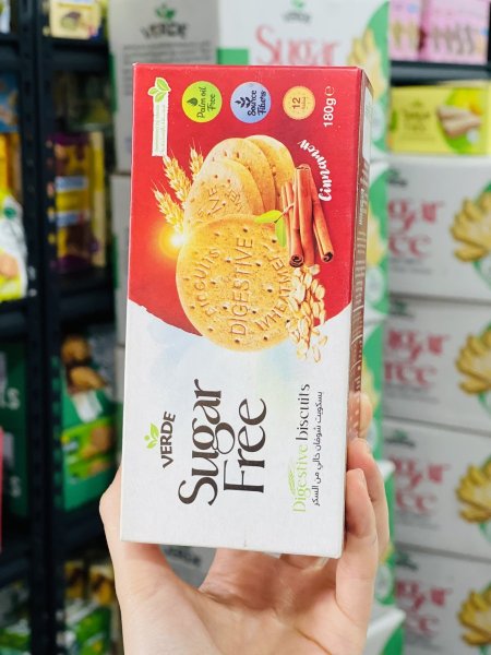 بسكوت دايجستف بالقرفه خالي من السكر المضاف 180غم