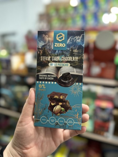لوح شوكلاته Zero بدون سكر مضاف وخالي من الجلوتين 85 غم