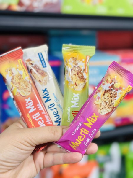 4 بارات موسلي الشوفان عالي الألياف قليل السعرات الحرارية