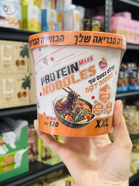 نودلز صحي بنكهة الدجاج والخضار عالي بالالياف والبروتين 120 غم