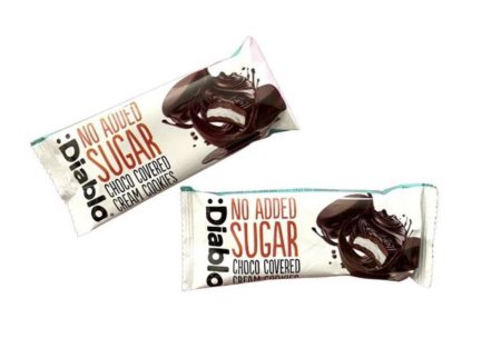 بسكوت محشي بكريمة الشوكلاته ومغطى بطبقة من الشوكلاته 