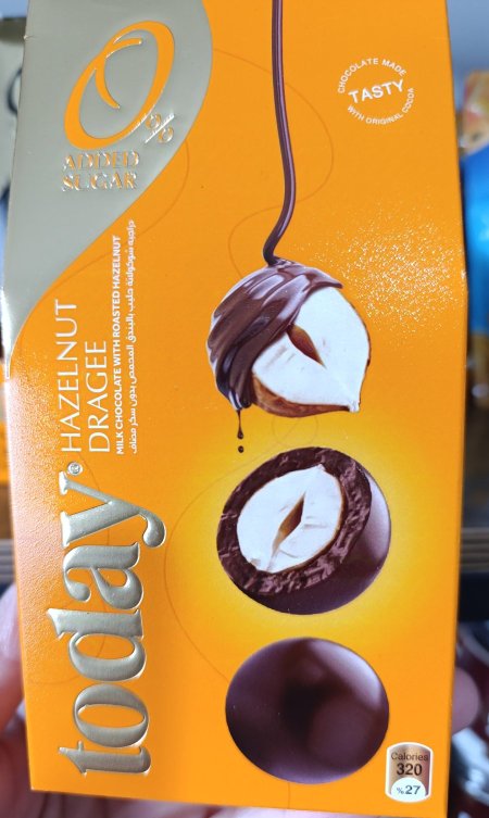 دراجيه بندق بدون سكر من تودي 