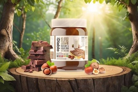 شوكولاته ديابلو دهن بالبندق بدون سكر