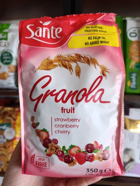 رقائق موسلي بالتوتيات بدون سكر 