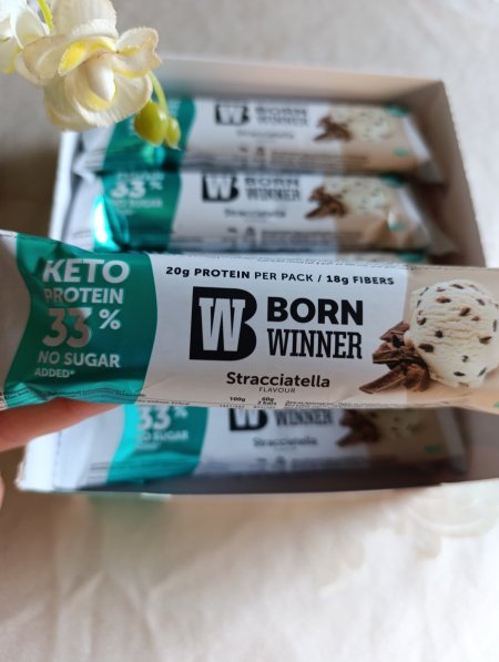 بروتين بار20غم برواين بطعم الايس كريم بدون سكر 