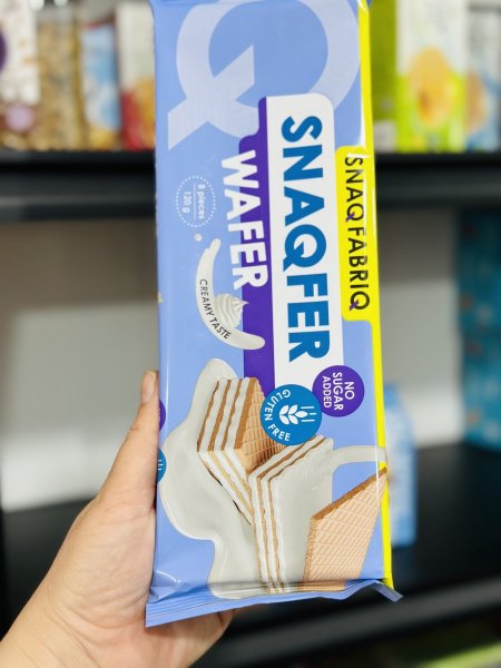 ويفر سناك فابرك بالكريمه خالي من الجلوتين بدون سكر 120